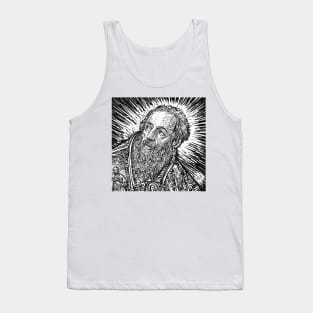 SAINT AUGUSTINE of HIPPO - ink portrait Tank Top